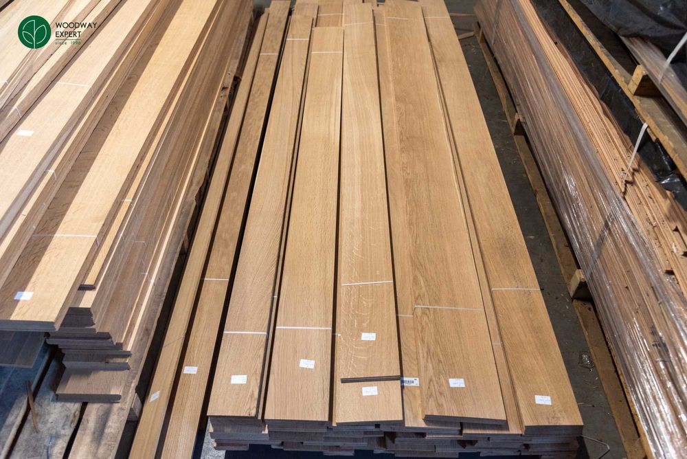 Пиляний шпон Горіх, Дуб, Ясен тощо (ламель) товщина: 2,5/4,5 мм