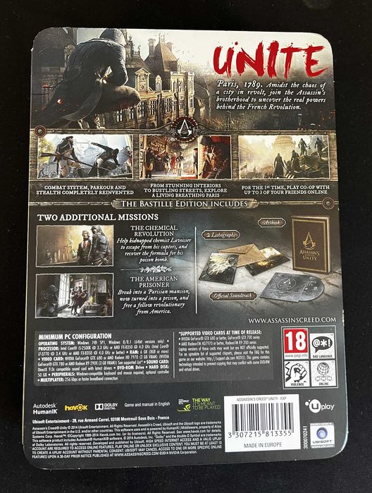 Assassin's Creed - Unity (Bastille Edition) PC