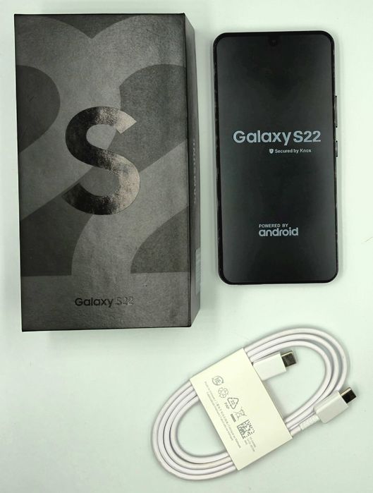 Samsung Galaxy S22 5G 8/128GB Szary | Nowy | Folie Fabryczne | Zestaw