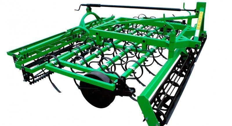 Agregat uprawowy z wałem przednim oraz tylnym na docisku