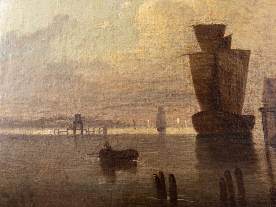 Pintura barcos Raudil século XIX | Romantismo