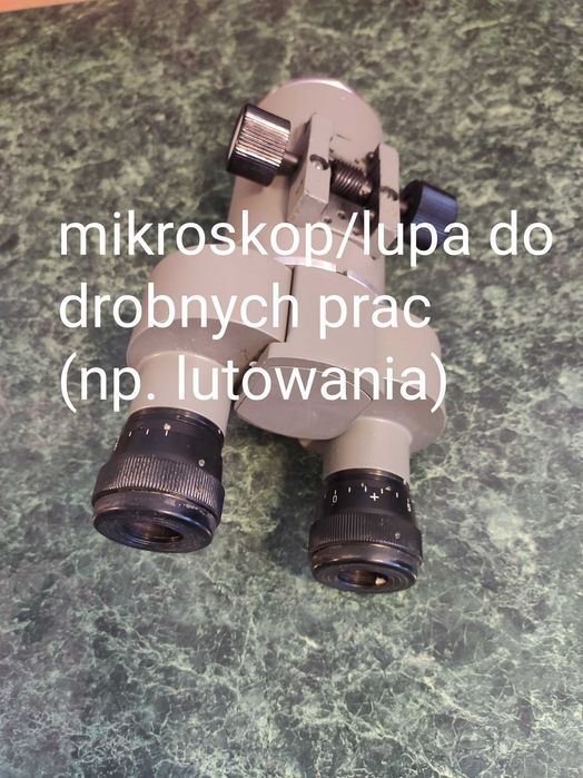 mikroskop/lupa do drobnych prac + osobny statyw + Prezent do wyboru