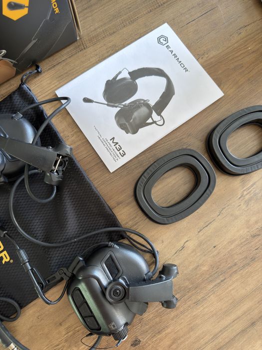 Earmor m33 milpro + Headset mount | airsoft militar