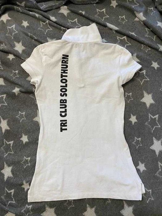 Белая спортивная футболка поло nike ( размер указан xs)