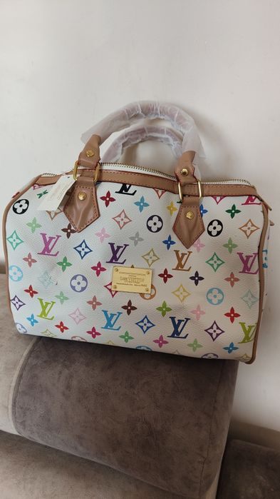 Nowa torebka kuferek LV multikolor