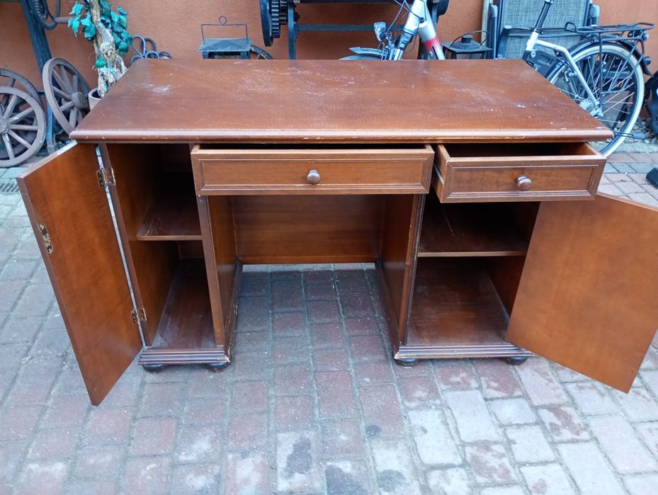 Biurko stylowe lite drewno