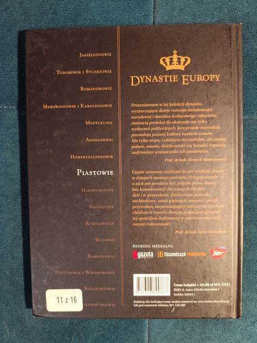 Dynastie Europy AGORA 1-16 KOMPLET