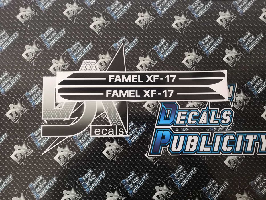 Autocolantes para Famel XF-17 /  Famel XF-17 Super