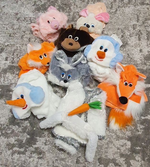 Костюм зайчик, ведмедик, лисичка, сніговик, вовк, капуста, ялинка