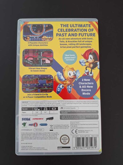 Sonic Mania Plus - Edição Especial Artbook