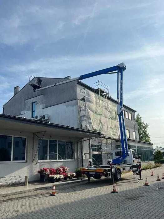 Wynajem zwyżka podest podnośnik koszowy 4x4 20m 22m 25m 24h/7