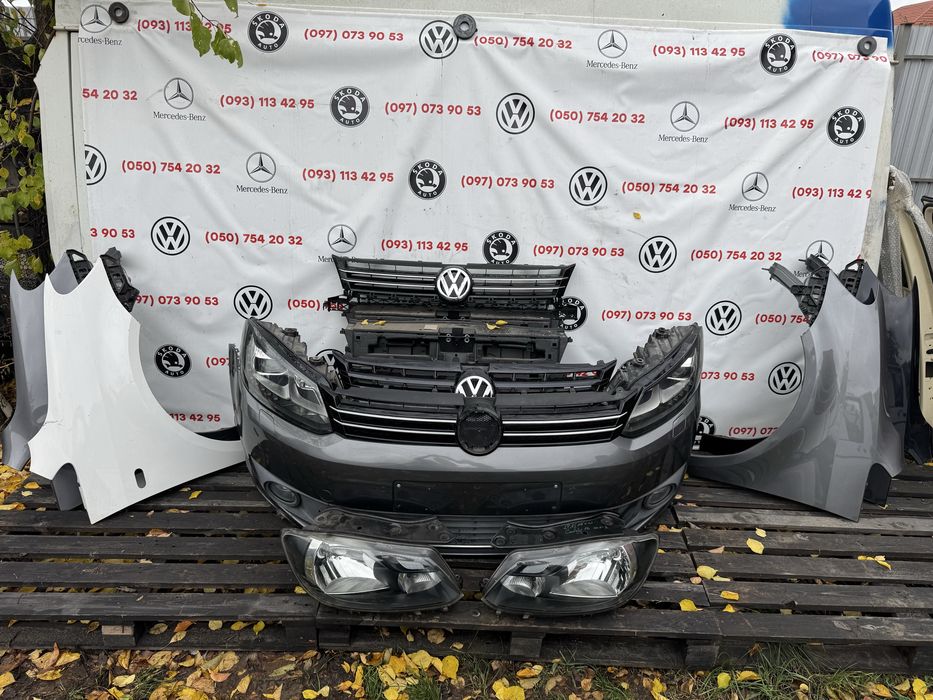 Бампер решітка Тоуран фара Кади крило Туран телевизор Кадік усилитель Touran Caddy фари тауран решетка кадди панель установочная тоуран