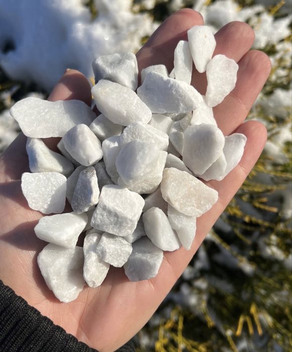Kruszywo Grys Włoski Marmur Bianco Carrara 16-22 mm