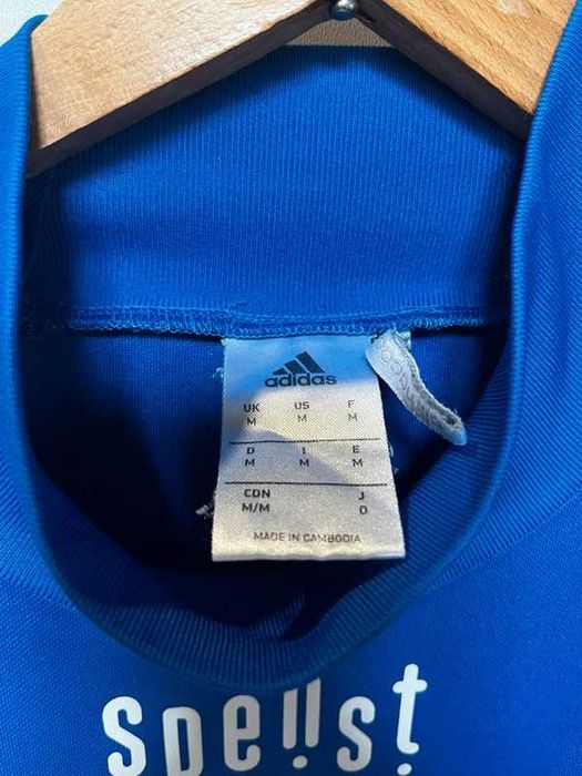 Niebieska bluza treningowa adidas