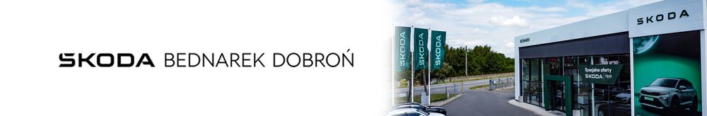 ŠKODA BEDNAREK Dobroń - Autoryzowany Dealer top banner