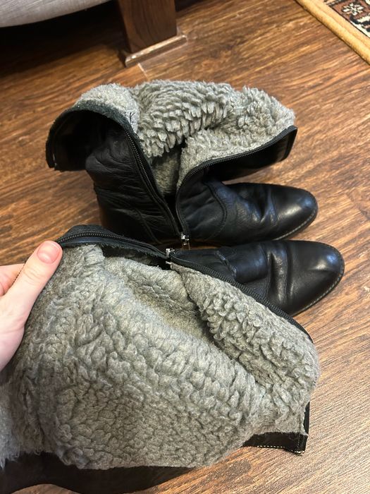 Зимові жіночі чоботи нат. шкіра