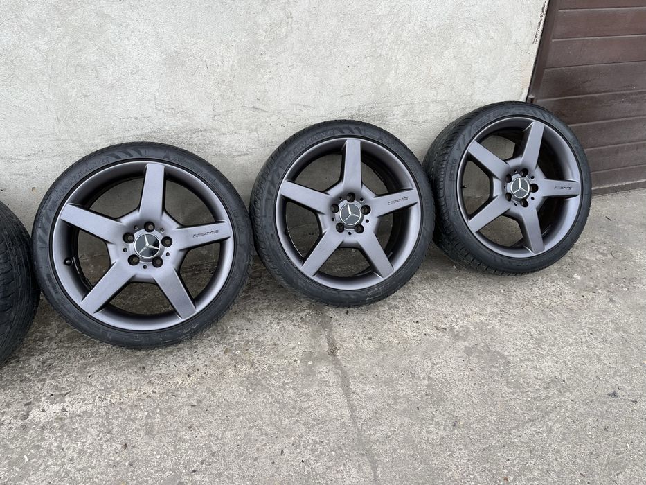 (302)Koła, Felgi 5x112 18” Mercedes SLK, AMG itd, Grafitowe