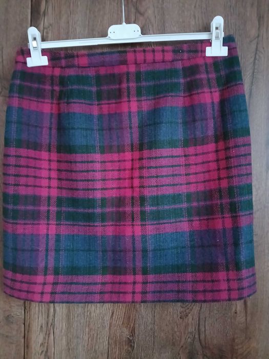 Tom Tailor ciepła mini Spódnica r.36 25%wełna