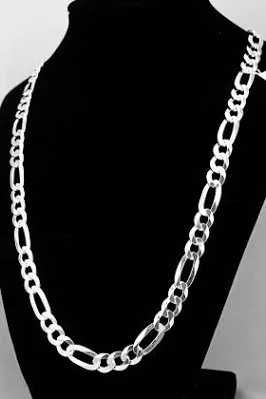 Łańcuszek Figaro Srebrny 40 gram Uszkodzony