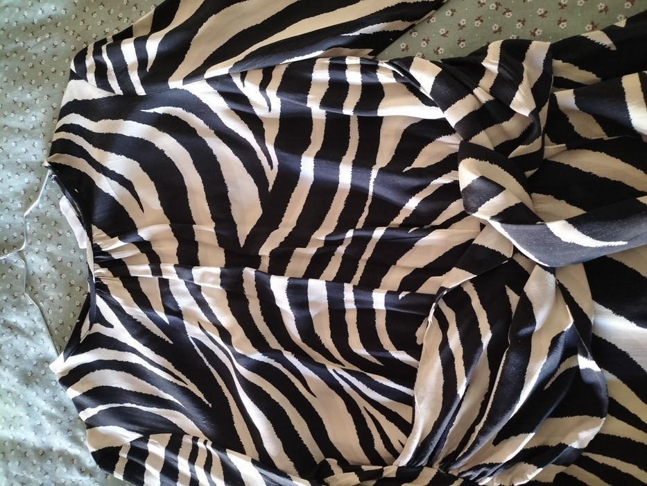 Vestido tipo zebra Mango