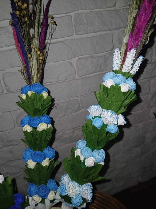 Palma wielkanocna 55 cm, rękodzieło