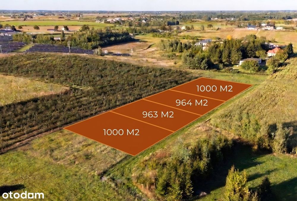 Działka z warunkami zabudowy - 8 km od Włocławka