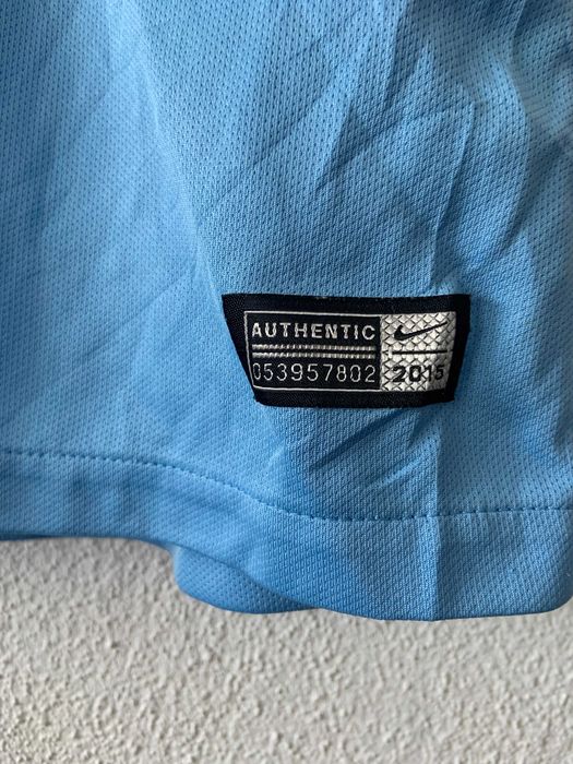 Manchester City 2015/2016 Home Football Shirt Nike Jersey Size M