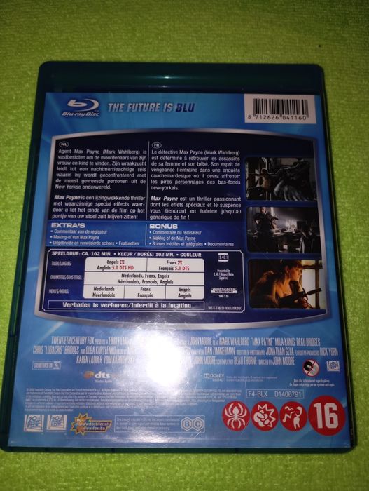 Max Payne blu-ray