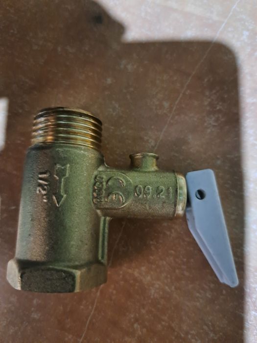 Termoacumulador cilindro válvula de segurança