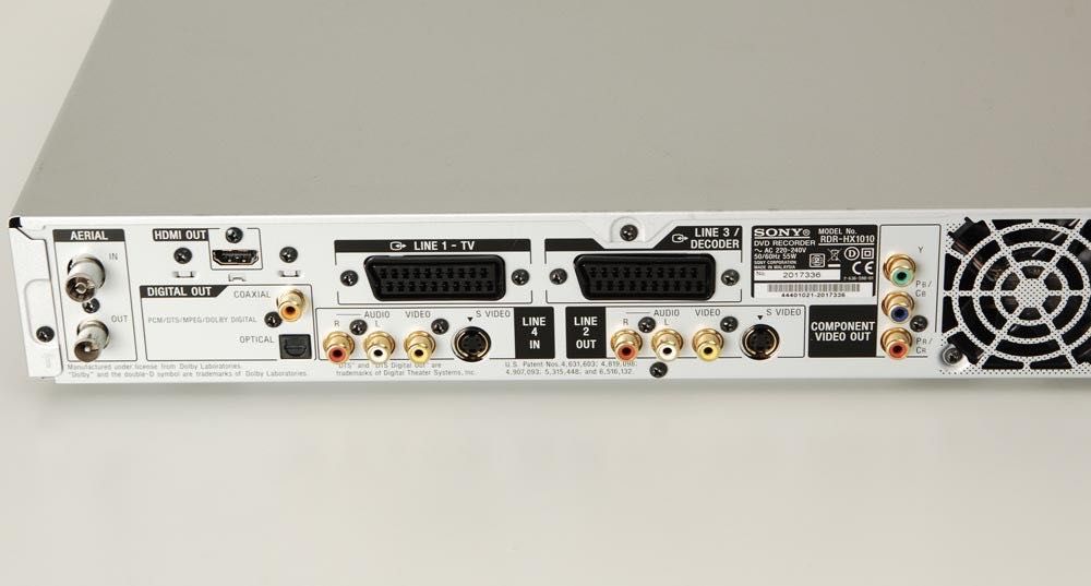 Sony RDR-HX1010 DVD Recorder with HDD64284406156033121