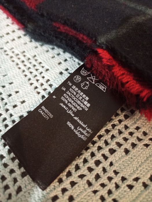 Шарф H&M у клітинку | 100% акрил теплий та м'який