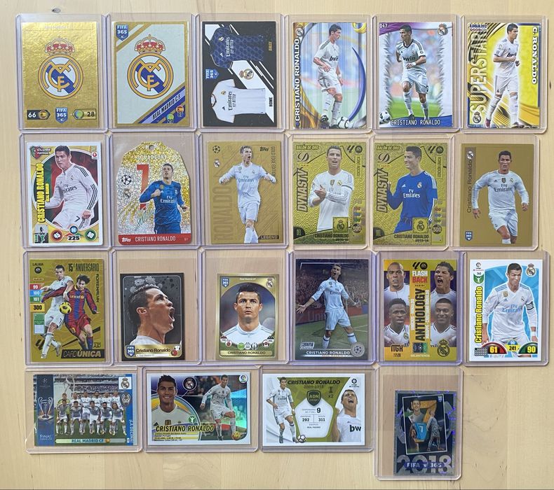 Cartas e Cromos Cristiano Ronaldo Real Madrid Cr7 Panini Topps