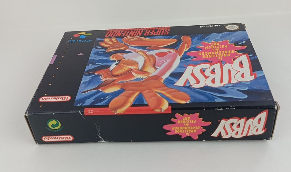 Bubsy super nintendo versão PAL
