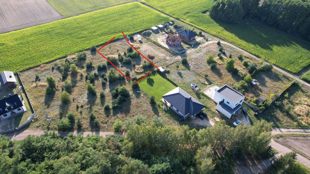 Działka budowlana 1000m2 Sieradz (Bogumiłów)