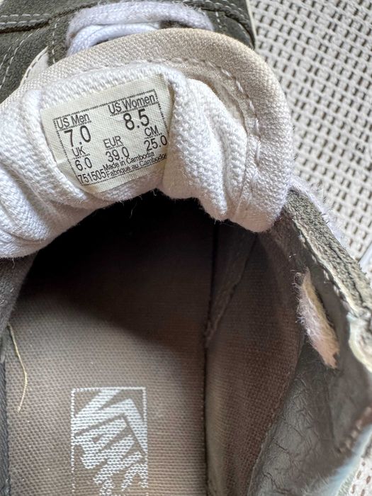 Vans Венси замшеві кеди хакі зелені, 39 (25 см) — оригінал, унісекс