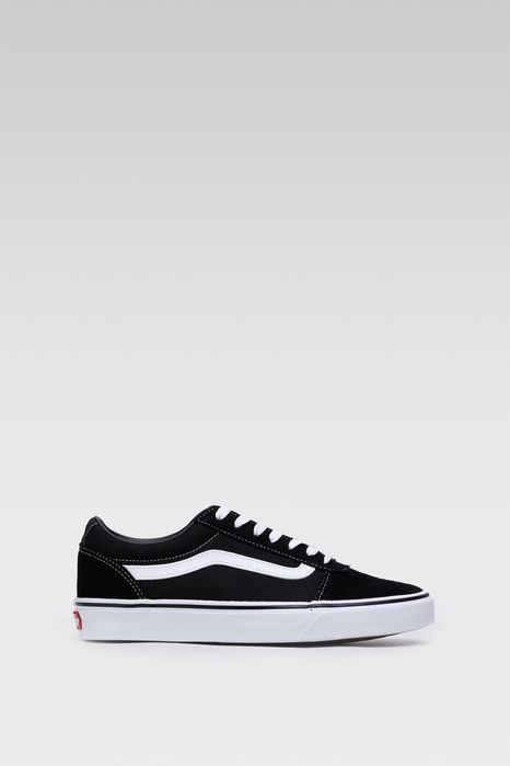 Vans ward męskie trampki czarne ze skórą niskie 44 16la