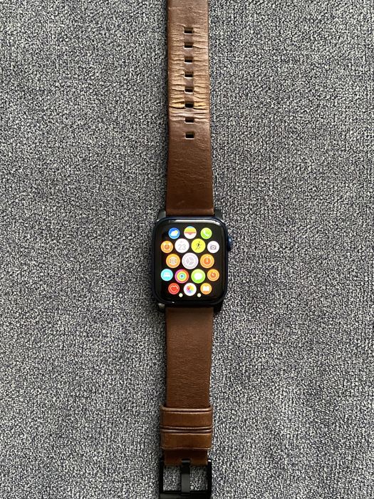 Apple Watch Series 6 Blue Aluminum Case Deep Navy Sport Band GPS 44mm