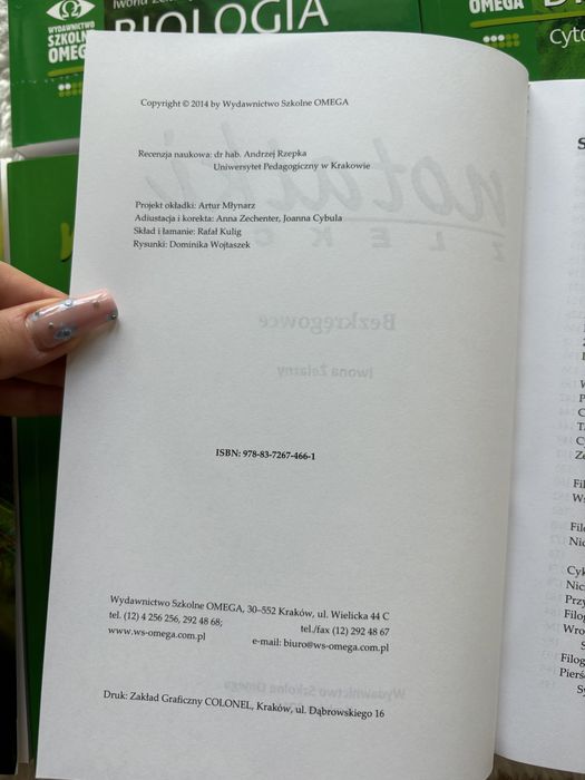 „Notatki z lekcji” biologia, zestaw 6 części