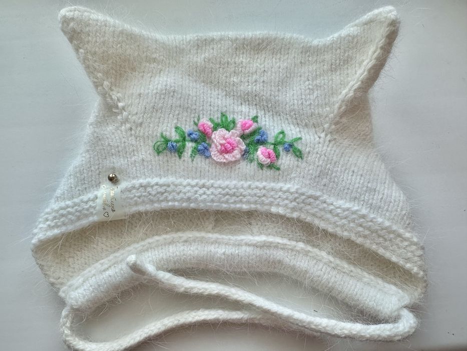 Ангора Чепчик шапка зимова