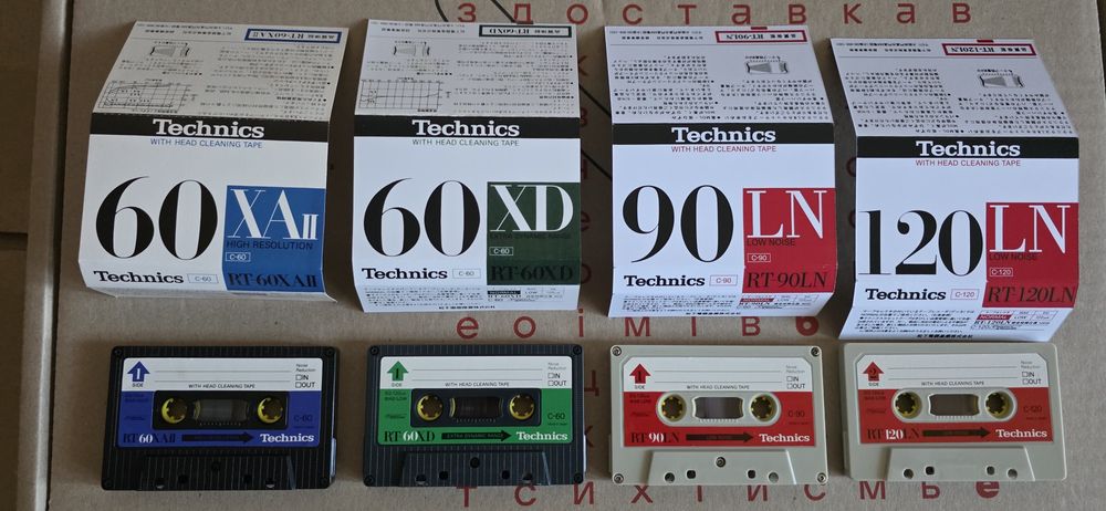 Аудіокасети касети кассеты cassette Technics