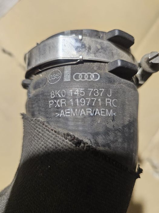 Węże przewody rury Intercooler Turbo Audi A4 B8 A5 8T Oryginał
