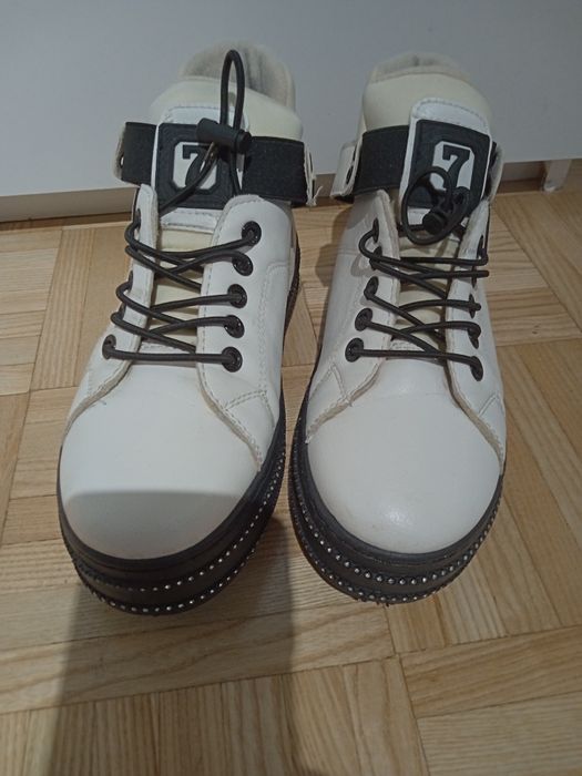 Buty sneakersy za kostkę r.36