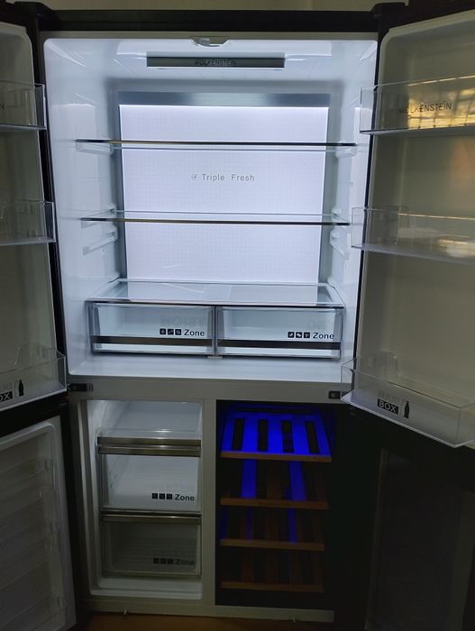 Frigorífico Americano com Dega de vinho led