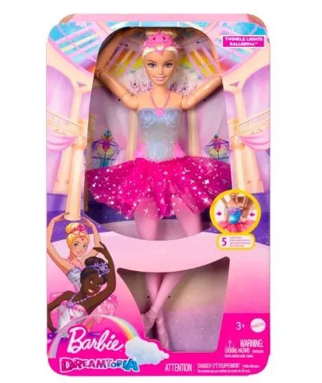 Barbie. Hlc25 Balerina Migające Światełka. Nowy Produkt