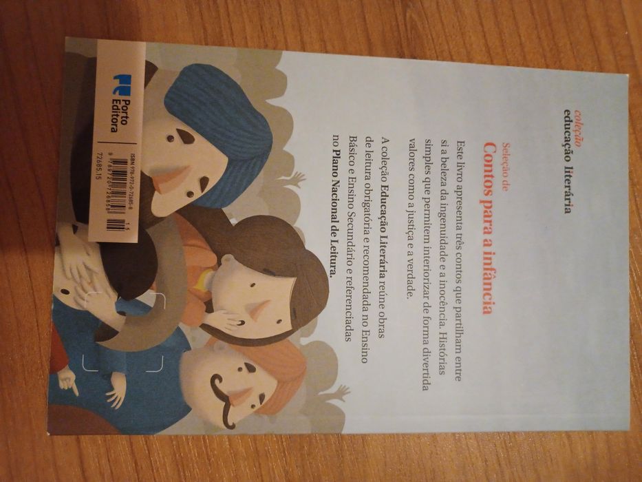 Livro Contos para a infância de Guerra Junqueiro - PNL 3 Ano