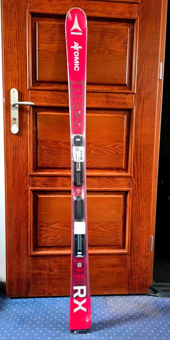 Nowe Narty 156cm ATOMIC E REDSTER RX LT AW + Nowe Wiązania M 10 GW L80 komplet
