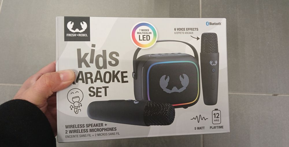Conjunto de Karaoke para crianças Preto