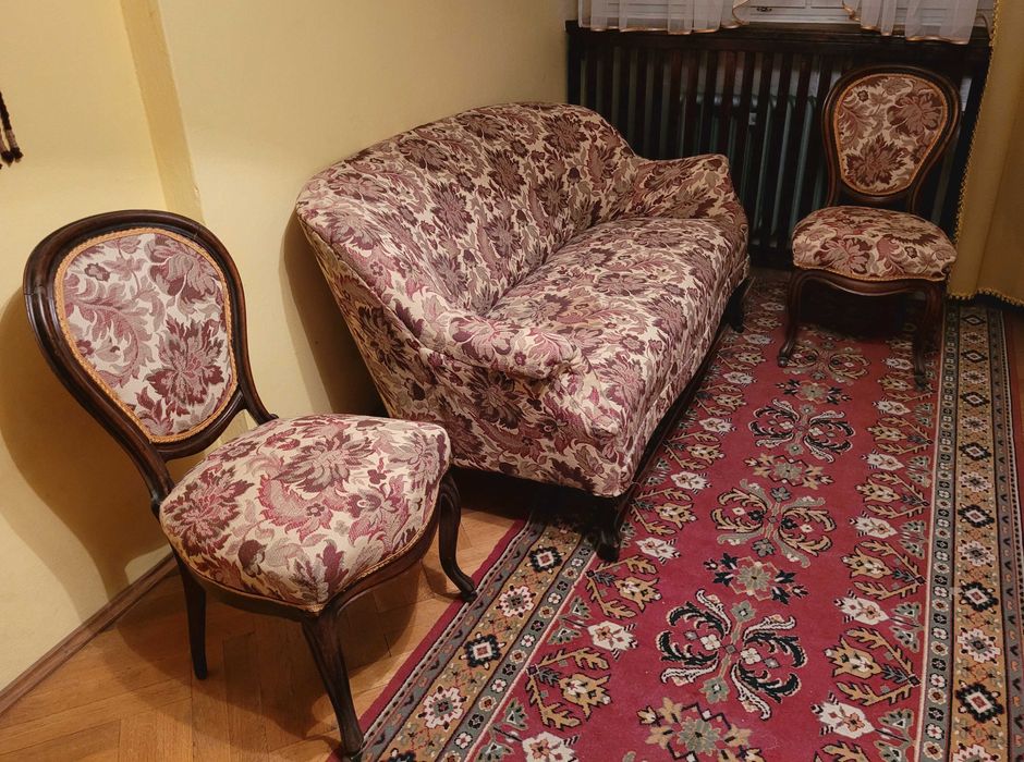 komplet mebli-antyków do salonu
