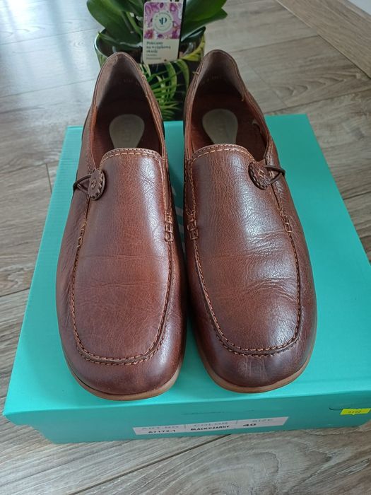 Mokasyny skórzane damskie Ara rozm 8,5 (42,5).