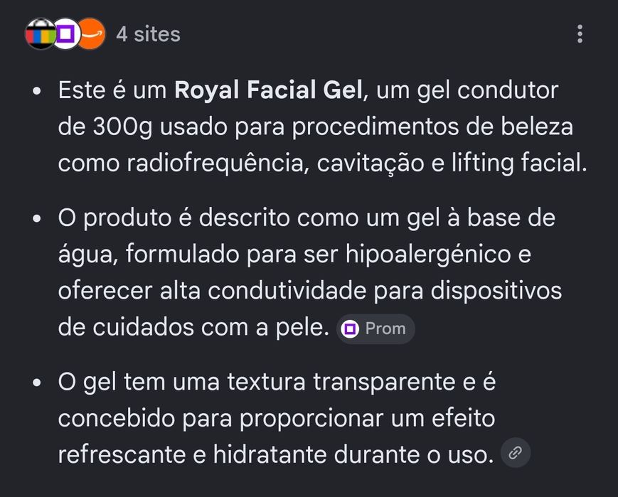 Royal Facial Gel 300 g – Novo